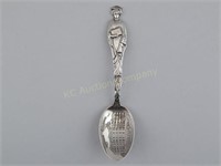 Liberty Ladies College Sterling Spoon.Figural