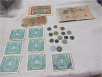 German Bills & Coins Pre Second WW & WWII