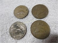 Mexican Coins 1953 +1960 +1965