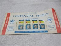 Centennial Stamps 1867-1967 Envelope is sealed