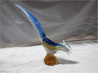 Murano Glass Roadrummer/ Pheasant 13" H