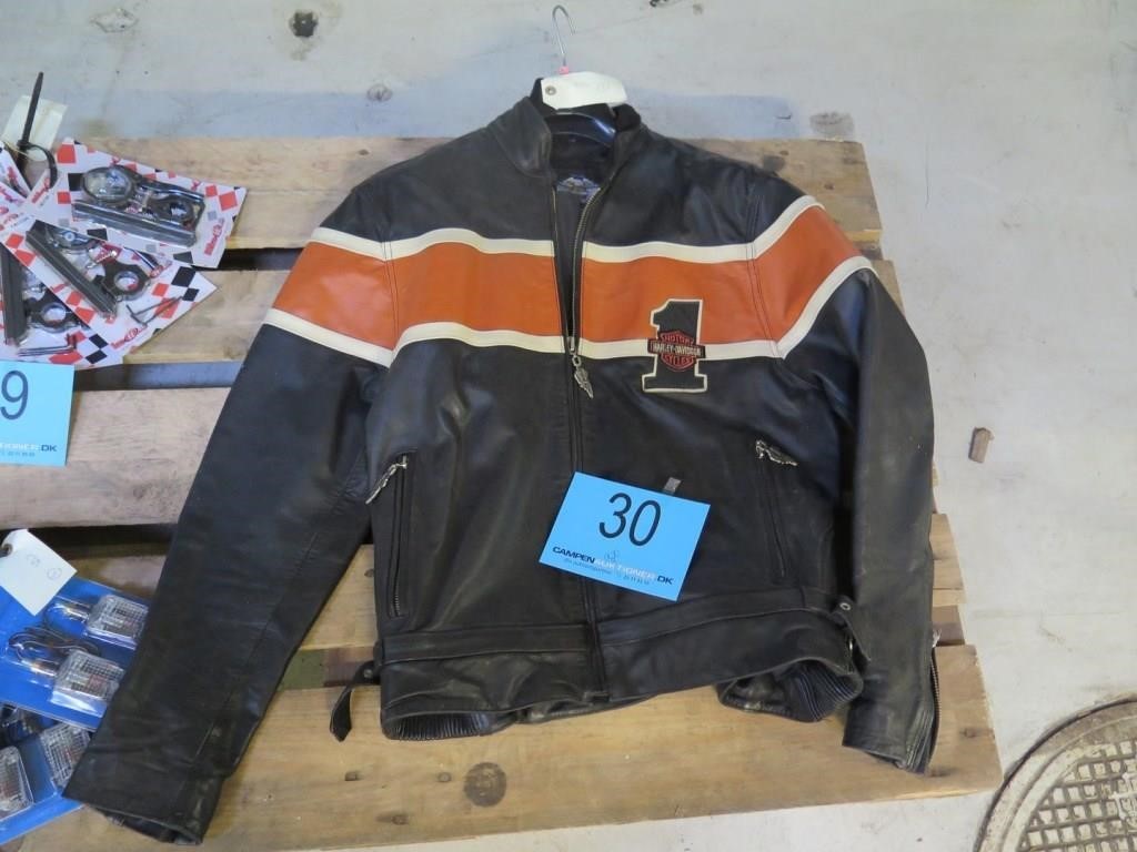dør farligt morder Læderjakke Harley Davidson | Campen Auktioner A/S