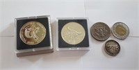 2 Canadian Dollar Coins 1982 & 1983, Canadian