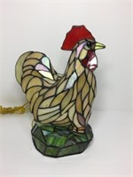 Irregularidades Fuerza motriz Accor Stained Glass Rooster Lamp | Rusty by Design