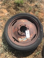 4.00X19 FRONT TRACTOR TIRE AND WHEEL