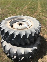 14.9X24 REAR TRACTOR TIRES AND WHEELS