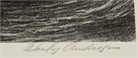 CARLOS ANDRESON (1904-1978) PENCIL SIGNED LITHOGRA