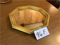 Octagon Mirror - Wood bezel