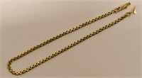 14K Yellow Gold Small Greek Key Style Bracelet