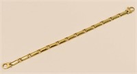 Heavy 14K Yellow Gold Link Bracelet