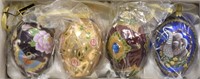 2009 Joan Rivers Faberge Inspired Egg Ornament Set