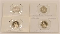(4) Marshall Islands $5.00 Commemorative Coins