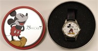 2003 Mickey Mouse 75th Anniversary Watch MIB
