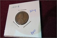 1911(S) LINCOLN WHEAT PENNY  - KEY DATE
