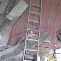 7 step wooden ladder