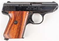 Gun Jennings J22 Semi Auto Pistol in 22LR Blk