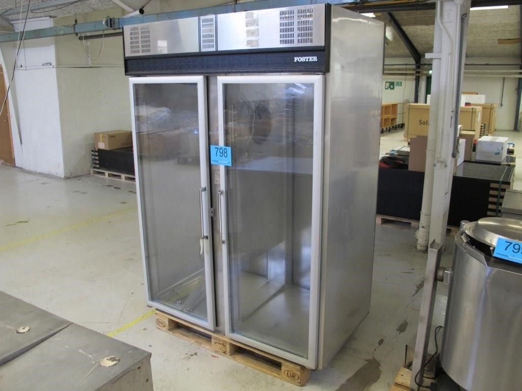 Maiden Nominering Normal Dobbelt køleskab Foster 1100 L | Campen Auktioner A/S