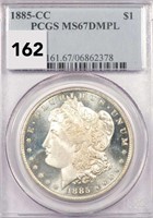 $1 1885-CC PCGS MS67 DMPL