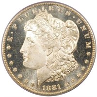 $1 1881-CC PCGS MS67 DMPL