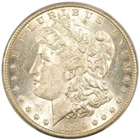 $1 1889-CC PCGS MS62 GULF COAST COLLECTION