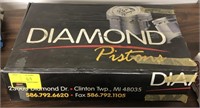 Diamond 4cyl Pistons Set, Unused in box