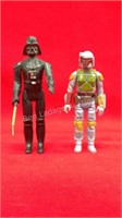 1977 Star Wars Darth Vader & 1979 Boba Fett,
