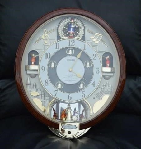 Seiko Electronic Chime Wall Clock - Beatles Tunes | 345 Auction