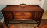 Very nice vintage walnut sideboard