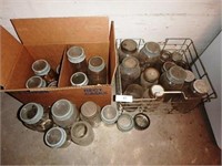 Assortment of canning jars