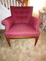 Vintage upholstered arm chair