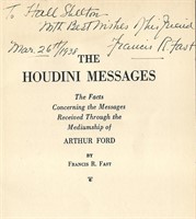 Houdini, Harry. Associated Book, Houdini Messages