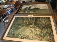 Two large paintings