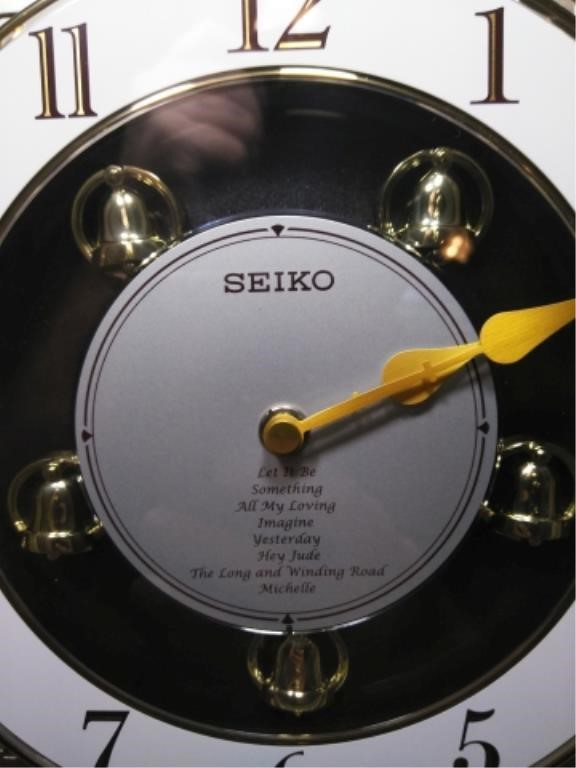 Seiko Musical Wall Clock Plays Beatles | Rusty by Design