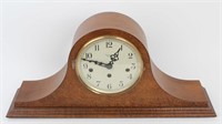 Vintage Harrington House Apex Glass & Wood Clock