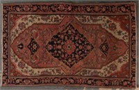 Antique Feraghan Sarouk rug, approx. 4.3 x 6.8