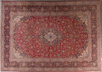 Persian Keshan carpet, approx. 10 x 13