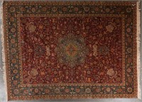 Persian Tabriz carpet, approx. 9.9 x 13.2