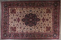 Semi-antique Meshed carpet, approx. 11.7 x 17.1