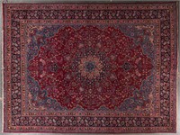 Persian Meshed carpet, approx. 9.6 x 12.7