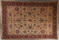 Persian Tabriz carpet, approx. 9.2 x 13.1
