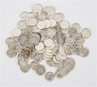[USA] 100 Uncirculated FDR Dimes, 1963d