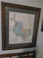 1845 Texas Map