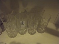 8 Crystal Glasses