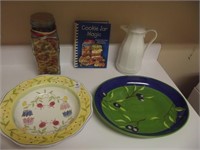 Cookbook w/ Decorative Items