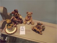 4 Decorative Bears