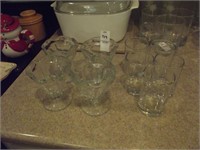 5 Juice Glasses and 4 Sunday Glasses