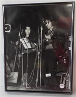 John Lennon & Yoko Ono 11" x 14" framed photo