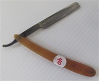 Antique straight razor by Bresduck made in