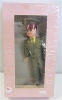 Vintage military doll sealed in package. Doll