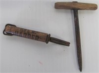 Antique cork puller made in France (Before cork
